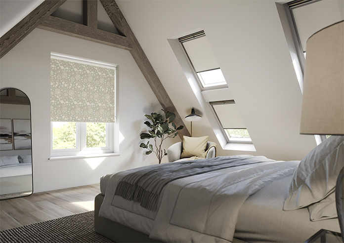 William Morris At Home Wild Tulip, Sage - Roller Blind - Image 7